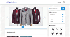 Desktop Screenshot of erkekgiyimci.com