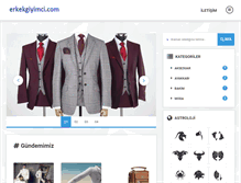 Tablet Screenshot of erkekgiyimci.com